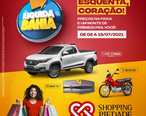 Shopping Piedade oferece descontos de até 70% na Liquida Bahia 2021