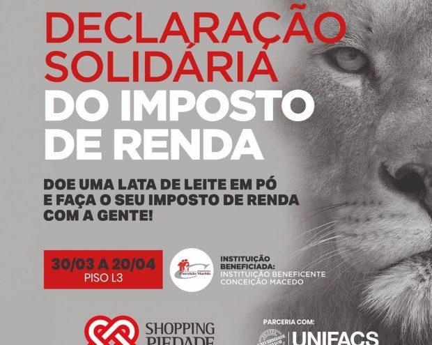 Shopping Piedade e Unifacs realizam Declaração Solidária de Imposto de Renda